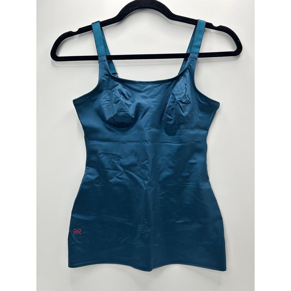Ruby Ribbon Ultimate Cami Maximum Support Shapewear Midnight Teal Women 32 NIB